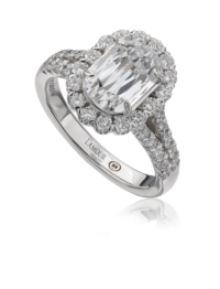 L’Amour Crisscut® Diamond Engagement Ring